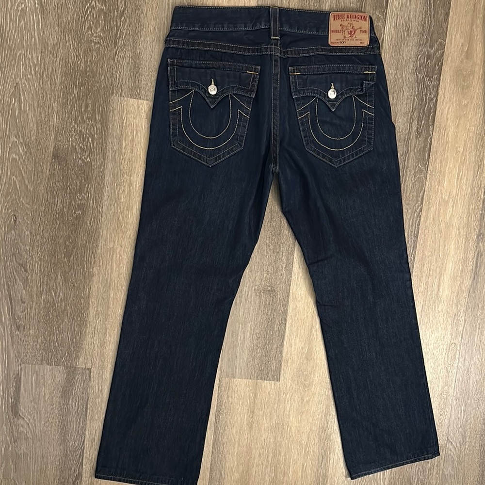 True Religion Dark Blue Straight Jeans